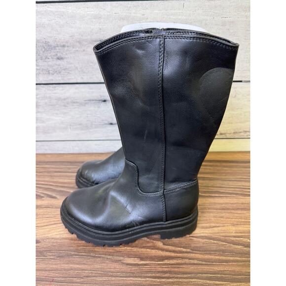 NWT Girls Art Class Black Blake Riding Boots - Size 1 - Picture 3 of 4